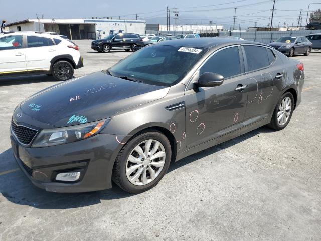 5XXGN4A73FG400855 - 2015 KIA OPTIMA EX GRAY photo 1