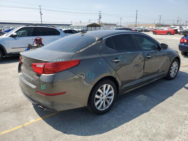 5XXGN4A73FG400855 - 2015 KIA OPTIMA EX GRAY photo 3