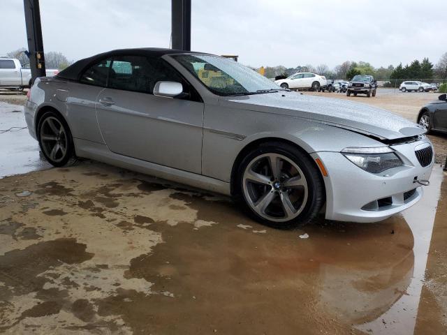 WBAEB535X8CX60254 - 2008 BMW 650 I SILVER photo 4