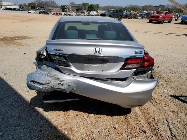 19XFB2F81EE048506 - 2014 HONDA CIVIC EX SILVER photo 6