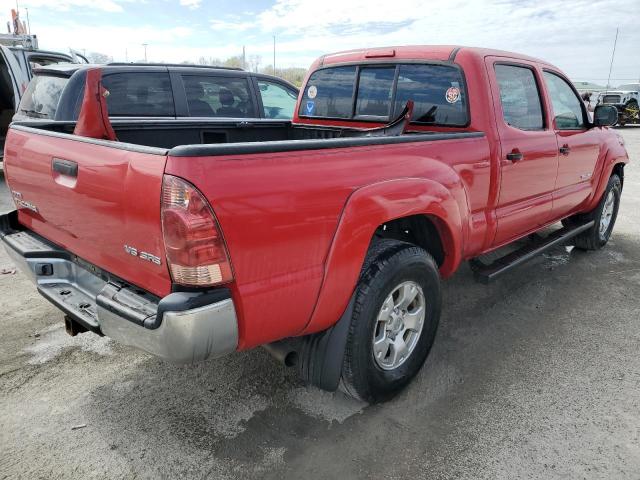 5TEMU52N85Z082966 - 2005 TOYOTA TACOMA DOUBLE CAB LONG BED RED photo 3