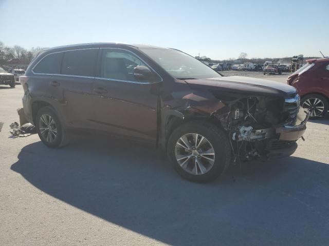 5TDKKRFH1ES023800 - 2014 TOYOTA HIGHLANDER XLE 栗色 照片 4