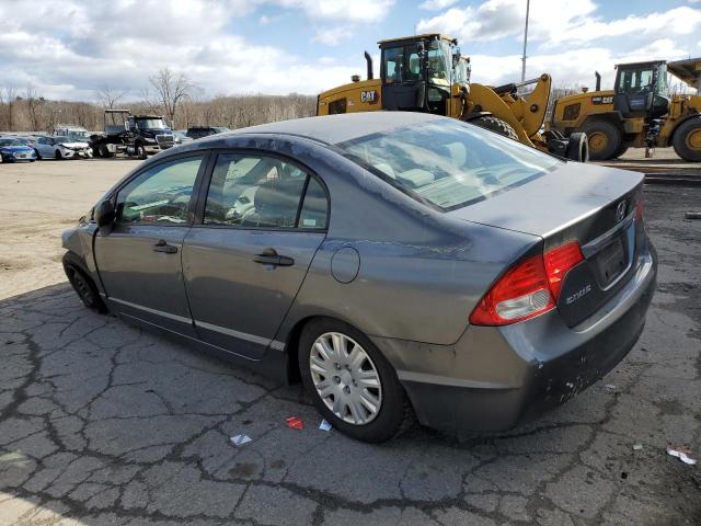 2HGFA16339H506057 - 2009 HONDA CIVIC VP GRAY photo 2