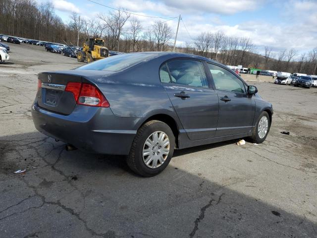 2HGFA16339H506057 - 2009 HONDA CIVIC VP GRAY photo 3