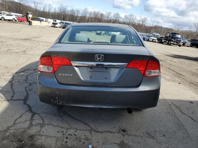 2HGFA16339H506057 - 2009 HONDA CIVIC VP GRAY photo 6