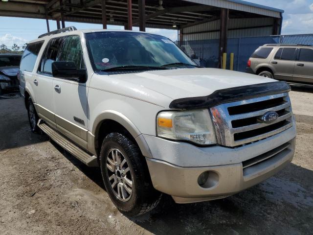 1FMFK17538LA39263 - 2008 FORD EXPEDITION EL EDDIE BAUER WHITE photo 4