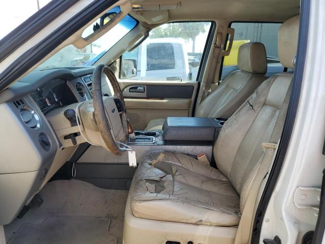 1FMFK17538LA39263 - 2008 FORD EXPEDITION EL EDDIE BAUER WHITE photo 7