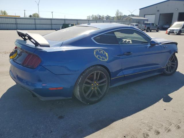 1FA6P8TH1H5234822 - 2017 FORD MUSTANG BLUE photo 3