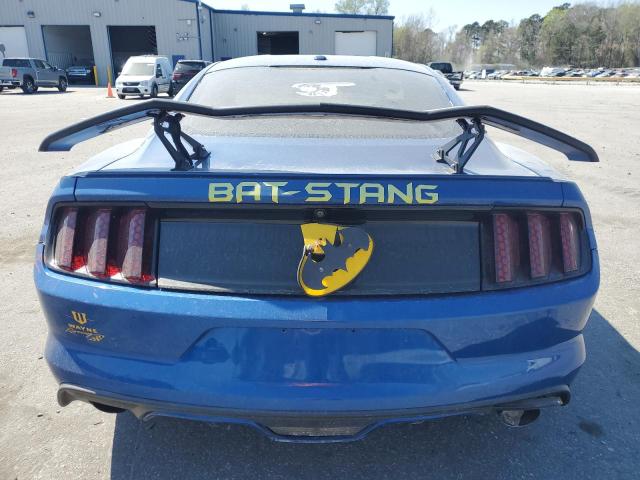 1FA6P8TH1H5234822 - 2017 FORD MUSTANG BLUE photo 6