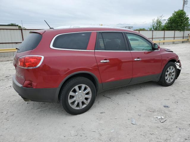 5GAKVCEDXCJ109816 - 2012 BUICK ENCLAVE RED photo 3