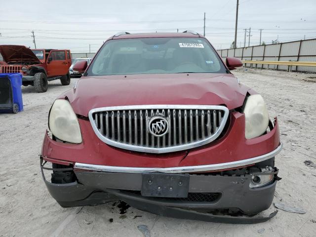 5GAKVCEDXCJ109816 - 2012 BUICK ENCLAVE RED photo 5
