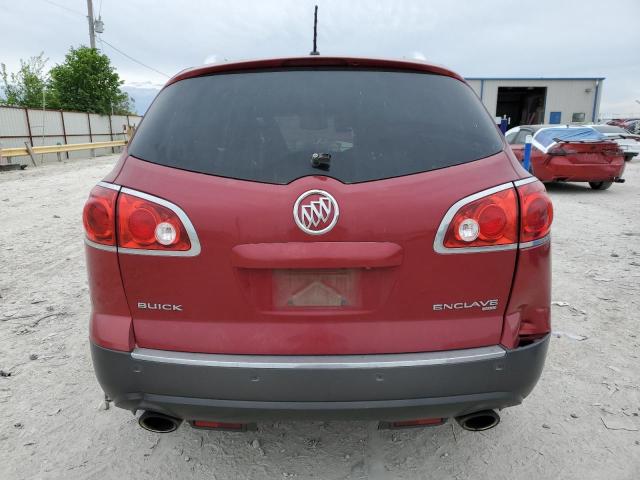 5GAKVCEDXCJ109816 - 2012 BUICK ENCLAVE RED photo 6