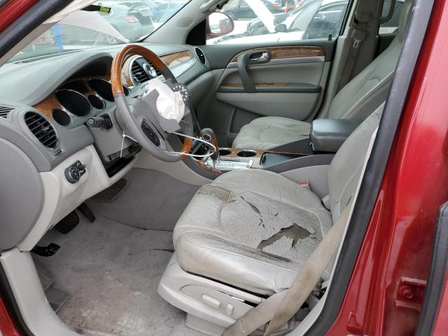 5GAKVCEDXCJ109816 - 2012 BUICK ENCLAVE RED photo 7