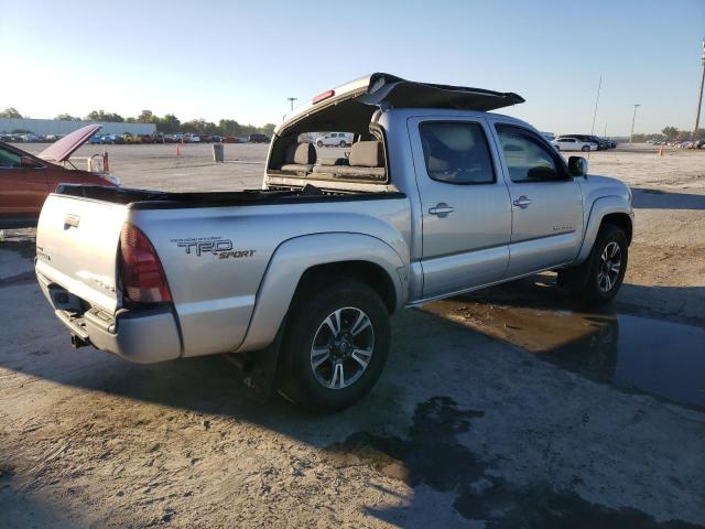 5TELU42NX7Z416553 - 2007 TOYOTA TACOMA DOUBLE CAB SILVER photo 3