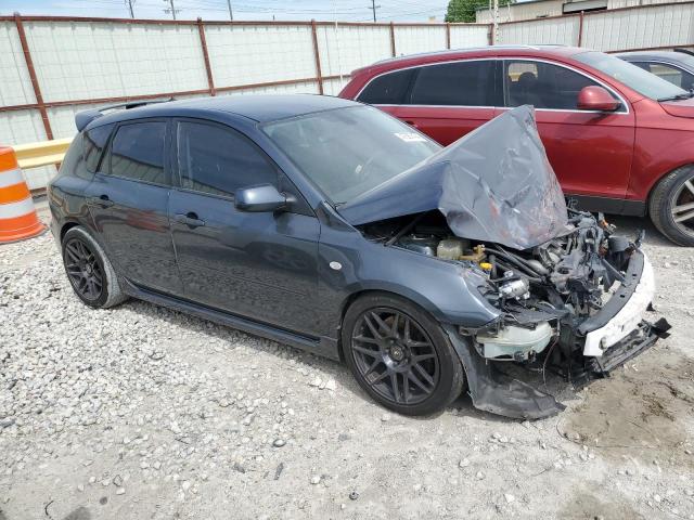 JM1BK34L381184350 - 2008 MAZDA SPEED 3 GRAY photo 4