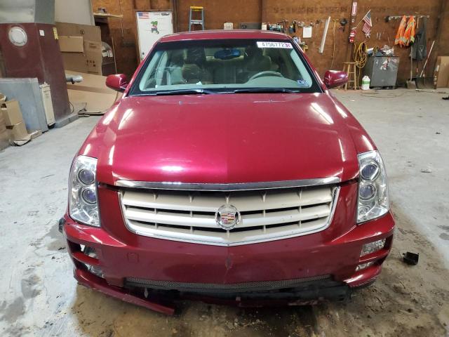 1G6DC67A450128584 - 2005 CADILLAC STS RED photo 5