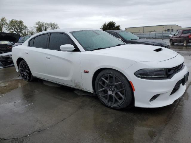 2C3CDXGJ7KH507876 - 2019 DODGE CHARGER SCAT PACK WHITE photo 4