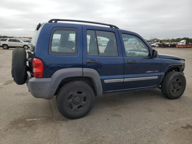 1J4GL48K43W536710 - 2003 JEEP LIBERTY SPORT BLUE photo 3