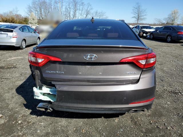 5NPE34AF4FH051634 - 2015 HYUNDAI SONATA SPORT CHARCOAL photo 6