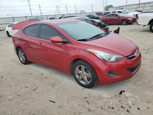 KMHDH4AE4DU997073 - 2013 HYUNDAI ELANTRA GLS BURGUNDY photo 4