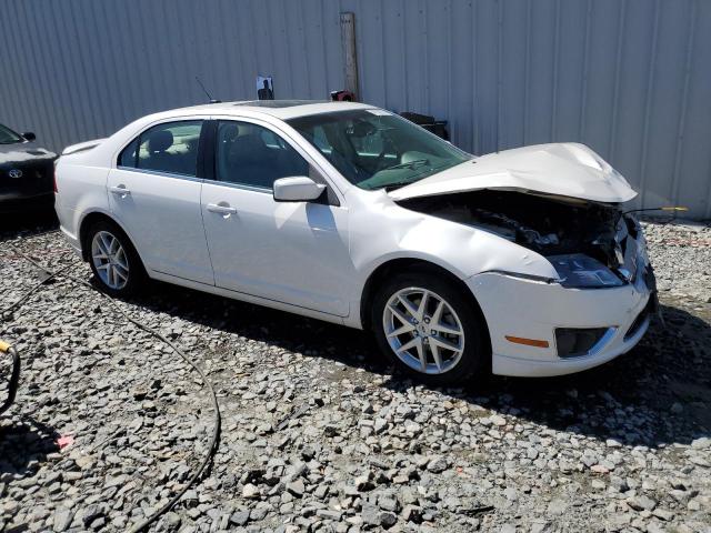 3FAHP0JG4BR158974 - 2011 FORD FUSION SEL WHITE photo 4