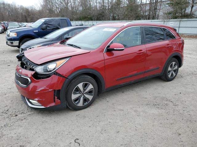 KNDCC3LC0H5041819 - 2017 KIA NIRO EX RED photo 1