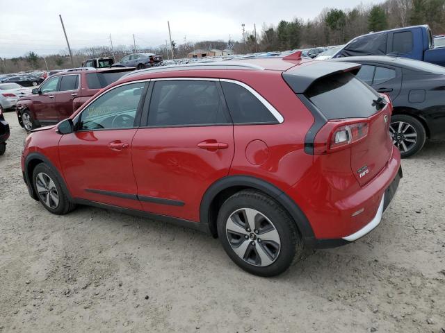 KNDCC3LC0H5041819 - 2017 KIA NIRO EX RED photo 2