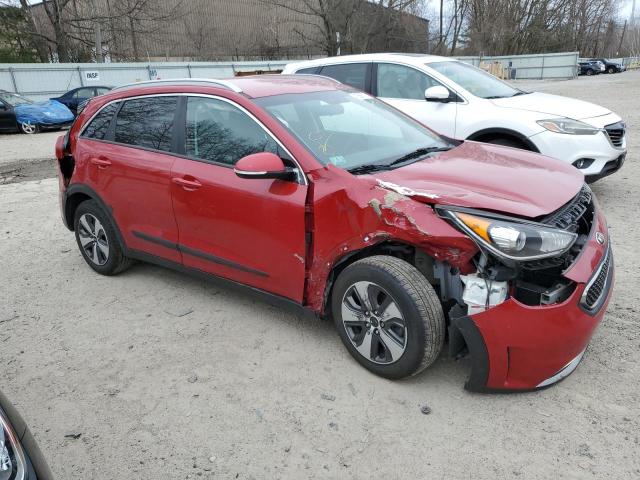 KNDCC3LC0H5041819 - 2017 KIA NIRO EX RED photo 4