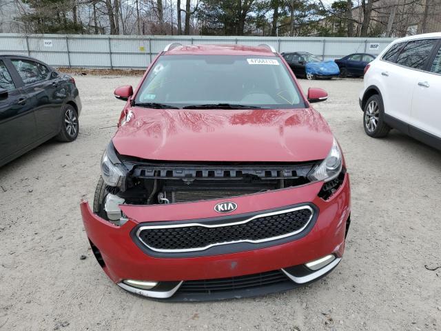 KNDCC3LC0H5041819 - 2017 KIA NIRO EX RED photo 5