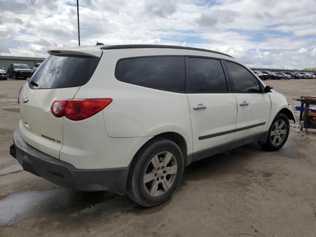 1GNKRFEDXCJ190411 - 2012 CHEVROLET TRAVERSE LS WHITE photo 3