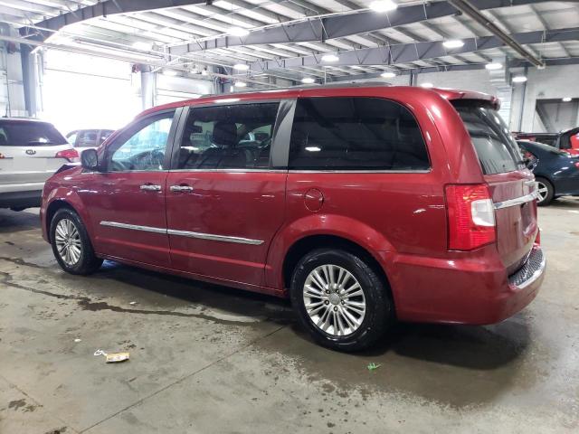 2C4RC1CG6FR655825 - 2015 CHRYSLER TOWN & COU TOURING L RED photo 2