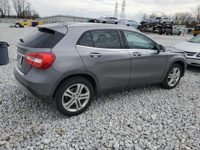 WDCTG4GBXHJ329229 - 2017 MERCEDES-BENZ GLA 250 4MATIC GRAY photo 3