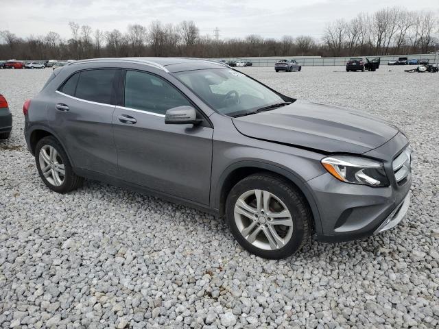 WDCTG4GBXHJ329229 - 2017 MERCEDES-BENZ GLA 250 4MATIC GRAY photo 4