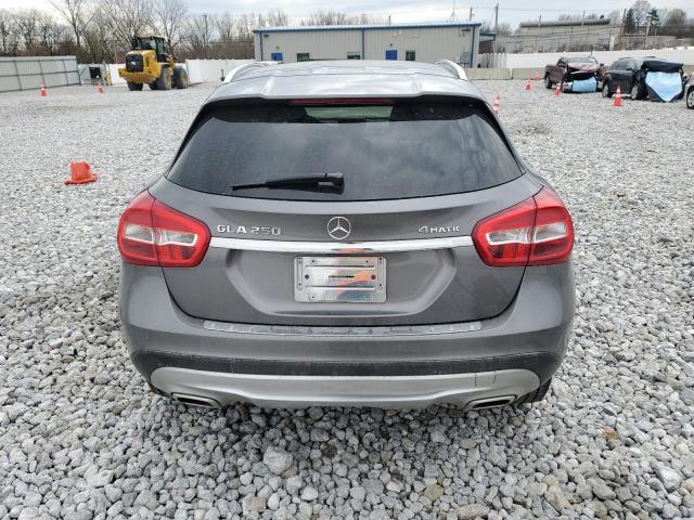 WDCTG4GBXHJ329229 - 2017 MERCEDES-BENZ GLA 250 4MATIC GRAY photo 6