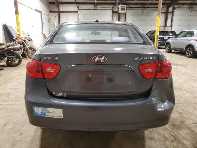 KMHDU46DX8U284163 - 2008 HYUNDAI ELANTRA GLS GRAY photo 6