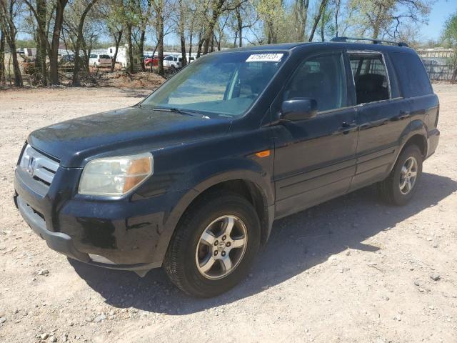 5FNYF285X6B050072 - 2006 HONDA PILOT EX BLACK photo 1