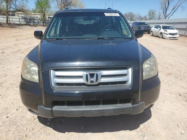 5FNYF285X6B050072 - 2006 HONDA PILOT EX BLACK photo 5