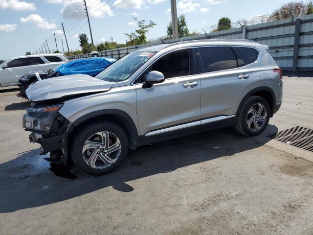 5NMS64AJ8MH360726 - 2021 HYUNDAI SANTA FE SEL Արծաթագույն լուսանկար 1
