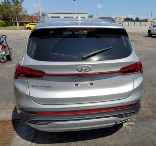 5NMS64AJ8MH360726 - 2021 HYUNDAI SANTA FE SEL SILVER photo 6