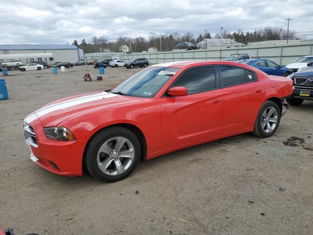 2C3CDXBG5EH363387 - 2014 DODGE CHARGER SE RED photo 1