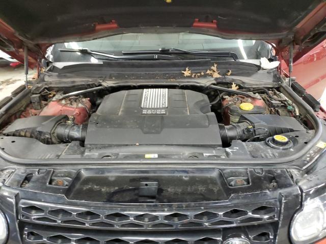SALWV2TF6EA383752 - 2014 LAND ROVER RANGE ROVE AUTOBIOGRAPHY RED photo 12