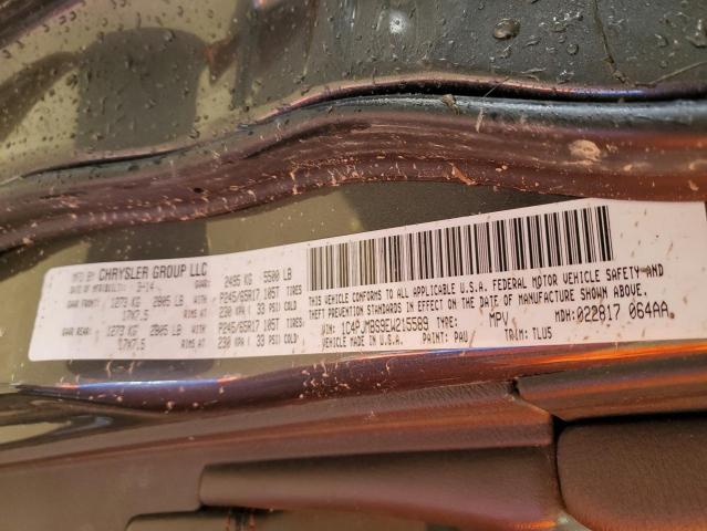 1C4PJMBS9EW215589 - 2014 JEEP CHEROKEE TRAILHAWK გრაფიტი ფოტო 12