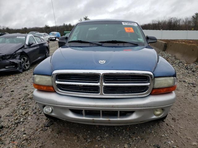 1D7GL42K24S579293 - 2004 DODGE DAKOTA SLT BLUE photo 5