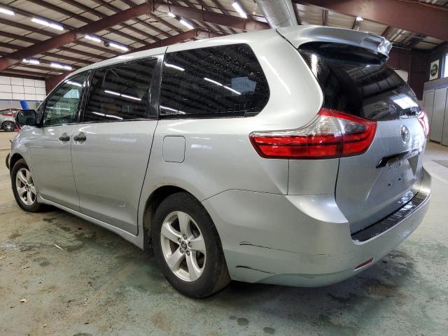 5TDZZ3DC3LS031005 - 2020 TOYOTA SIENNA L SILVER photo 2