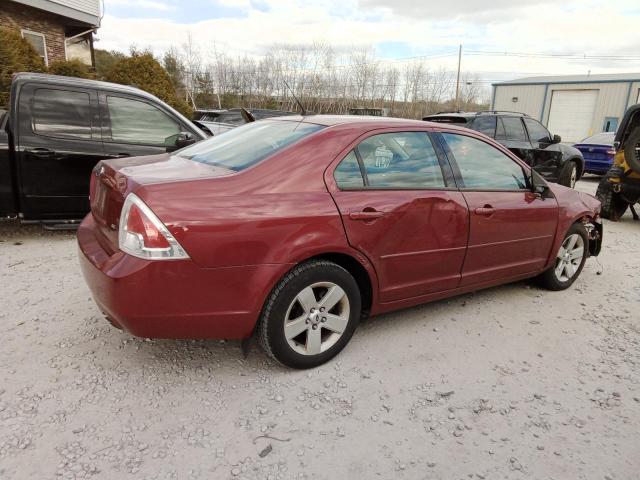 3FAHP07Z89R103480 - 2009 FORD FUSION SE RED photo 3