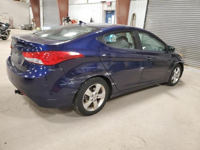 5NPDH4AE9DH191549 - 2013 HYUNDAI ELANTRA GLS BLUE photo 3