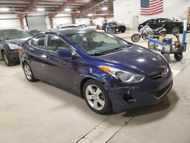 5NPDH4AE9DH191549 - 2013 HYUNDAI ELANTRA GLS BLUE photo 4