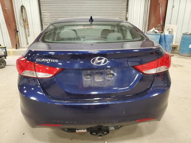 5NPDH4AE9DH191549 - 2013 HYUNDAI ELANTRA GLS BLUE photo 6