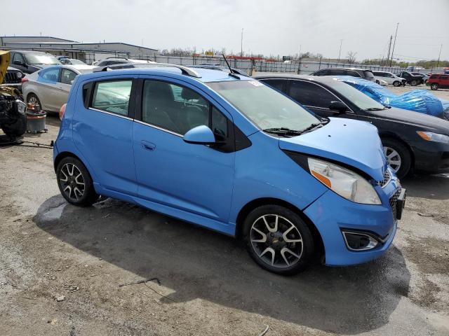 KL8CF6S9XDC545209 - 2013 CHEVROLET SPARK 2LT BLUE photo 4