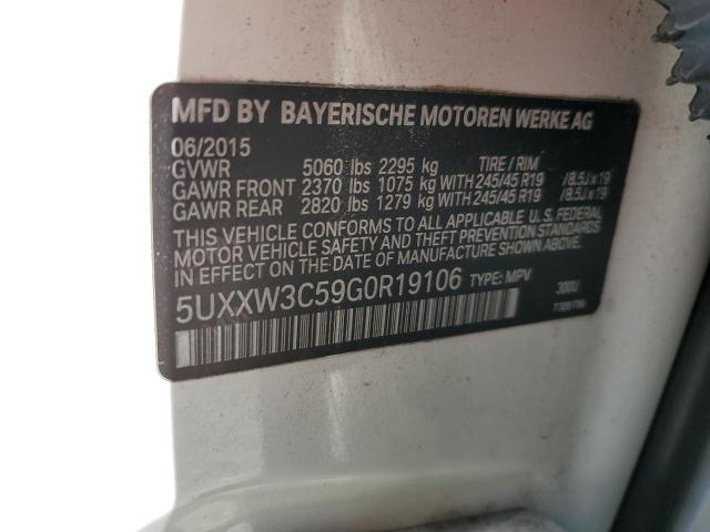 5UXXW3C59G0R19106 - 2016 BMW X4 XDRIVE28I WHITE photo 13